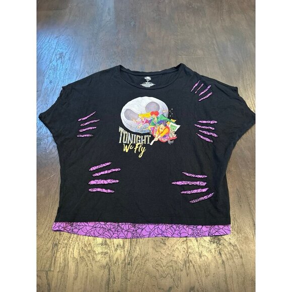 Disney Parks Halloween 2022 Hocus Pocus Tonight We Fly Sanderson Sister Shirt - Picture 1 of 2